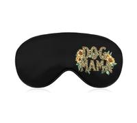 Dog Lover Mama Soft Eye Masks for Sleep with Adjustable Strap Breathable Travel Sleeping Covers