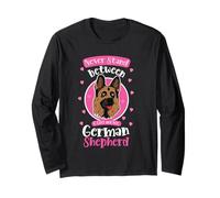 Dog Lover Never Stand Between A Girl and Her German Shepherd Long Sleeve T-Shirt