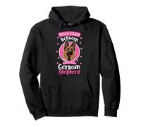Dog Lover Never Stand Between A Girl And Her German Shepherd Pullover Hoodie