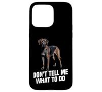 Dog Lover Puppy Lover Dog Owner No Worry Plott Hound Case for iPhone 15 Pro Max