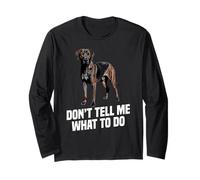 Dog Lover Puppy Lover Dog Owner No Worry Plott Hound Long Sleeve T-Shirt