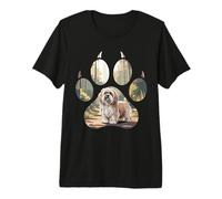 Dog Lover Puppy Lover Lhasa Apso Paws Bark Lhasa Apso Premium T-Shirt