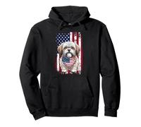 Dog Lover Puppy Lover Lhasa Apso United States Lhasa Apso Pullover Hoodie