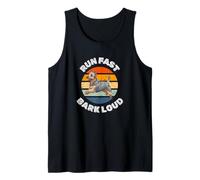 Dog Lover - Run Fast Bark Loud -Australian Silky Terrier Dog Tank Top