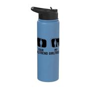 Dog Lover Your Girlfriend My Girlfriend Golden Retriever Stainless Steel Insulated Water Bottle