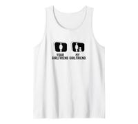 Dog Lover Your Girlfriend My Girlfriend Golden Retriever Tank Top