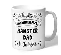Dog Lovers Collection Hamster Dad Mug - Pawsome - Hamster Gifts (Black Print)