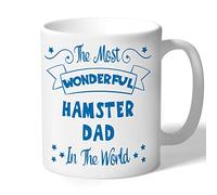 Dog Lovers Collection Hamster Dad Mug - Pawsome - Hamster Gifts (Blue Print)
