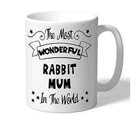 Dog Lovers Collection Rabbit Mum Mug - Pawsome - Rabbit Gifts (Black Print)