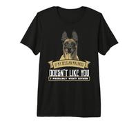 Dog Lovers Design Belgian Malinois Owner Gift Design Premium T-Shirt