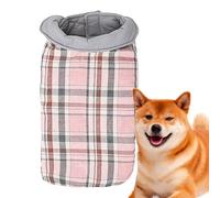 Dog Mabinement - British Style Waterproof Windproof Jacket | Comfortable Plaid Dog Clothes Winter Snow Suit Cold Coat For Small Medium Large Dogs