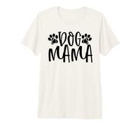 Dog Mama Paw Print Love Dog Mama Statement Premium T-Shirt