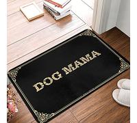 Dog Mama With Kitchen Anti Fatigue Entrance Mat Retro Decor