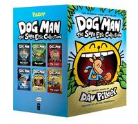 Dog Man 1-6: The Supa Epic Collection: From the Creator of Captain Underpants Hardback Book Dav Pilkey Multi One Size