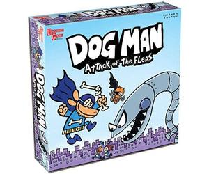 Dog Man Attack of the Fleas Board Game by University Games Dogman
