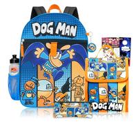Dog Man Backpack and Lunch Bag Set for Toddlers School Bundle + More