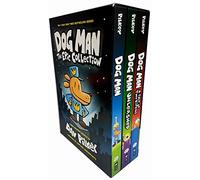 Dog man dav pilkey 3 books collection pack set (unleashed,a tale of two kitties)