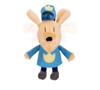 Dog Man Feature Plush by Jakks Pacific - Ears Flip Up and Down, Squeeze Dogman Plush for Fun Sound Effect, Toot! Collect all Dogman Plush, Based on The Dog Man Movie, Inspired by Dog Man Book