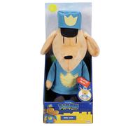 Dog Man Feature Plush by Jakks Pacific - Ears Flip Up and Down, Squeeze Dogman Plush for Fun Sound Effect, Toot! Collect all Dogman Plush, Based on The Dog Man Movie, Inspired by Dog Man Book