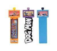 Dog Man Flip O Rama Bookmark 3 Pack, Officially Licensed by Jakks Pacific, Interactive Bookmarks Set for Kids, Ideal for Fans of Dav Pilkey Books, Makes Reading Fun, for Ages 3+