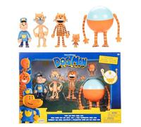 Dog Man Movie Action Figures Multipack Set by Jakks Pacific, Includes 6.3 cm Articulated Scale Figures - Officially licensed, includes, Lil Petey, Petey, Grandpa, and 80-HD!