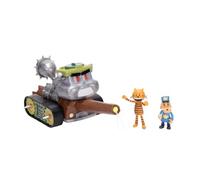 Dog Man Movie Squirrel Shooter Vehicle by Jakks Pacific, Officially Licensed, Includes Petey Figurines Inspired by Iconic Dav Pilkey Books, Interactive Features