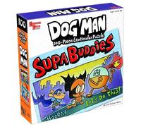Dog Man Supa Buddies 100 Piece Lenticular Jigsaw Puzzle