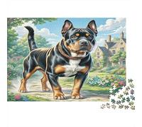 Dog Manor Landscape 1000 Piece Jigsaw Puzzle Paper for Adults Leisure 52x38cm/1000pcs