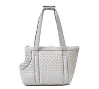 Dog March Carrier for Small Dogs - Shoulder Bag, Compact Travel Bag, Warm Fabric Carrier with Bag for Puppies, Kitty, Lapdog Transport, Light Walks, Cold Weather Accessory for Pets