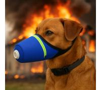 Dog Mask, Breathable Air Filter Masks for Dogs, Dog Muzzle, Reusable Dogs Gas Mask Smoke to Protect Animals from air Pollution wildfire season (Sky Blue, Medium)