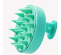 Dog Massage Brush for Grooming, Soft Silicone Pet Bath Brushes with Ergonomic Handle to Stimulate Skin & Promote Healthy Coat, Shampoo Brush for Washing & Relaxation for Large Dog Cat (Green, 1 Pack)