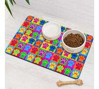 Dog Mat Pet Feeding Mat for Food and Water Absorbent 20x12in Quick Dry Dog Water Bowl Mat