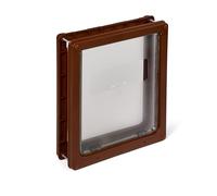 Dog Mate Large Dog Door, Compatible with UPVC/Metal, Walls & Wood, Brown | Robust Locking Panel, Draught & Weather-Proof, Suitable for Dogs up to 630 mm, Silent Action, Self-lining to 50mm