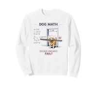 Dog Math Fail Golden Retriever Funny Engineering Physics Dog Sweatshirt