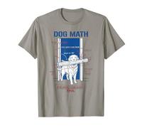 Dog Math Fail Golden Retriever Funny Physics Engineering Dog T-Shirt