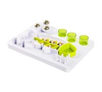 Dog Maze Food Bowl - Fish Shape Dog Dishes To Slow Down Eating | Non Slip Treat Dish with 3 Catnip Balls for Mental Stimulation Training Boredom Relief Pet Food