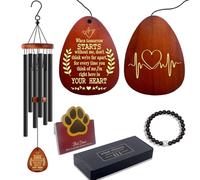 Dog Memorial Gifts for Loss of Dog, Pet Memorial Wind Chime, Pets Loss Passing Away Remembrance Bereavement Gift, Sympathy Gifts of Pet, Pet Loss Passing Away Remembrance Bereavement Gift