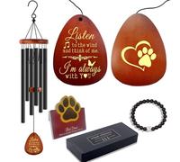 Dog Memorial Gifts for Loss of Dog, Pet Memorial Wind Chime, Pets Loss Passing Away Remembrance Bereavement Gift, Sympathy Gifts of Pet, Pet Loss Passing Away Remembrance Bereavement Gift