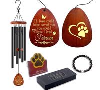 Dog Memorial Gifts for Loss of Dog, Pet Memorial Wind Chime, Pets Loss Passing Away Remembrance Bereavement Gift, Sympathy Gifts of Pet, Pet Loss Passing Away Remembrance Bereavement Gift