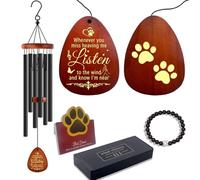 Dog Memorial Gifts for Loss of Dog, Pet Memorial Wind Chime, Pets Loss Passing Away Remembrance Bereavement Gift, Sympathy Gifts of Pet, Pet Loss Passing Away Remembrance Bereavement Gift
