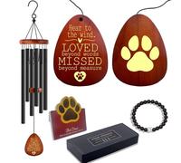Dog Memorial Gifts for Loss of Dog, Pet Memorial Wind Chime, Pets Loss Passing Away Remembrance Bereavement Gift, Sympathy Gifts of Pet, Pet Loss Passing Away Remembrance Bereavement Gift