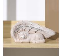 Dog Memorial Present, Pet Memorial Stones Statue, Dog Grave Marker Respect Garden Ornament, For Garden Spaces, Patios, Or Memorialize Areas