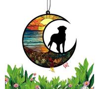 Dog Memorial,Stained Acrylic Memorial Ornament | Dangling Rememberance for Gardens, Yards, Portable Sympathy Pendant for Bedrooms