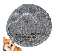 Dog Memorial Stone | Paw Print Cat Tombstone,Resin Exquisite Pet Memorial Stones For Pets, Dog, Cat Cemetery Decoration Or Someone Who Lost A Loved Pet