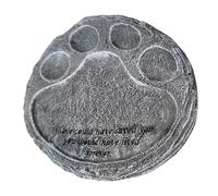 Dog Memorial Stone | Paw Print Pet Grave Marker - Resin Exquisite Pet Memorial Stones For Pets, Dog, Cat Cemetery Decoration Or Someone Who Lost A Loved Pet