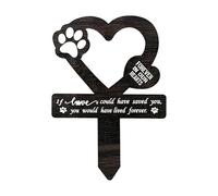 Dog Memorial - Weather-Resistant Metal Construction, Engraved Paw Print Pattern, Celebrates Beloved Companion’s Life Gracefully, Touching Symbol for Healing Moments | Decorative Marker for Gard
