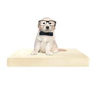 Dog Memory Foam Bed Cool Gel Mattress 100% Visco Elastic Memory Foam Off-Cut Anti-Microbial Cushions Certified Foam Supportive, Pressure & Pain Relief Foam For Pets (36x24x2 Inches (90x60x5cm))