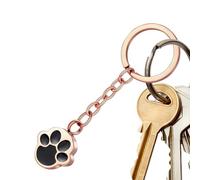 Dog Memory Keyring - Memorial Hinged Stainless Steel Collectibles, Urn Key Ring, for Work, Office, Bed Side, Dorm, Home, School, Social Situations, Daily Use