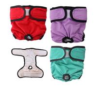 Dog Menstrual Pants - Pet Anti-Harassment Heat Underwear, XS Adjustable Waterproof Cloth Pants With Absorbent Lining | Female Dog Safety Diapers For Comfort Clean Travel Home Outdoor Use Puppies Small