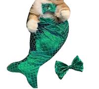 Dog Mermaid Costume Comfortable Soft Funny Fishtail Clothes Pet Costumes